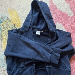 TNA Cozy Fleece Sweatshirt in Navy